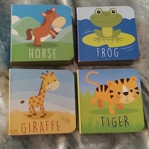 4 pk Animal Board Books